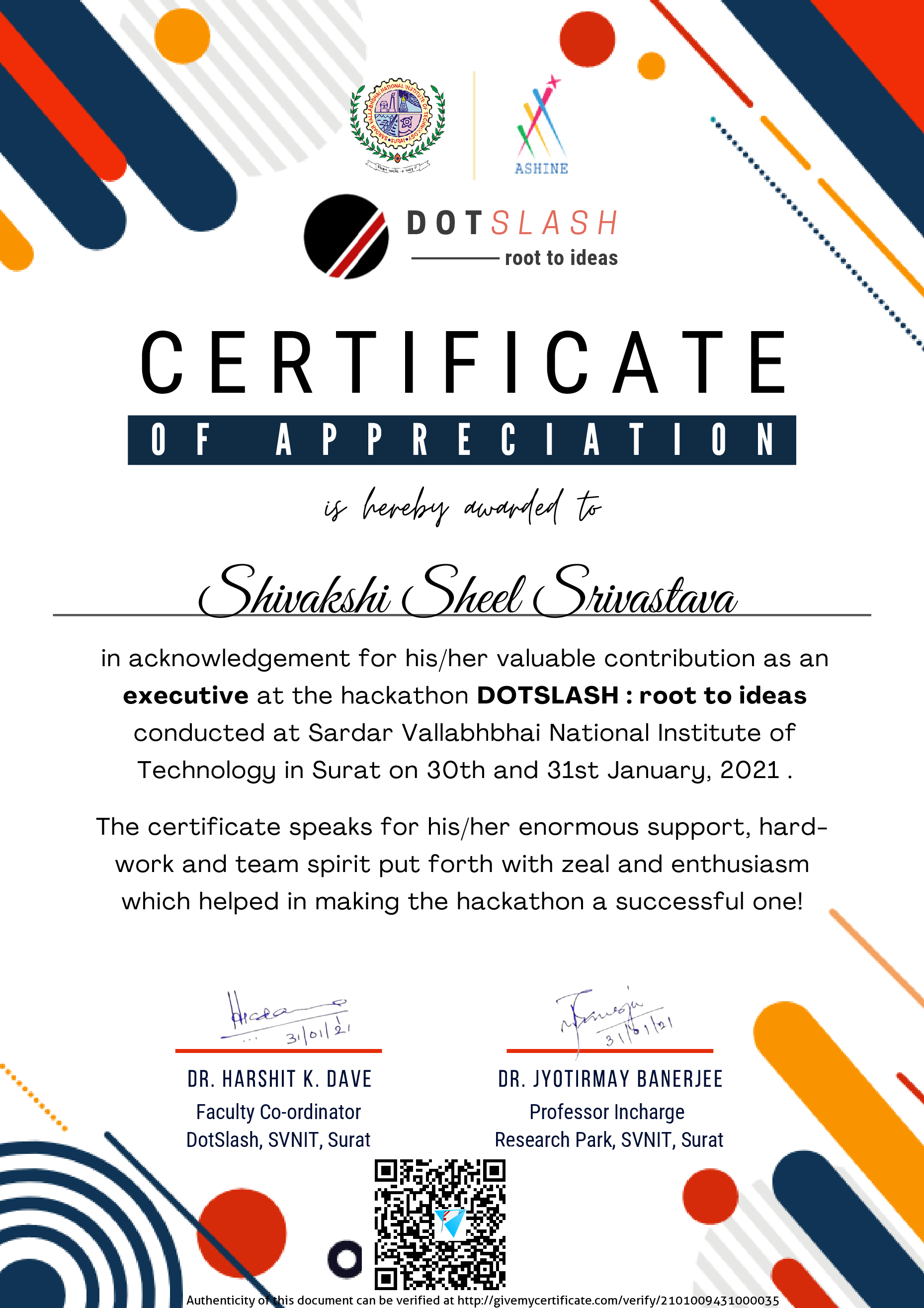 First Hackathon Organising